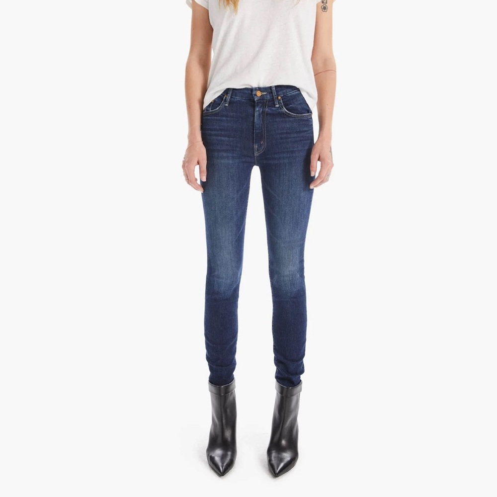 Mother “The Looker” Ankle Fray Jeans